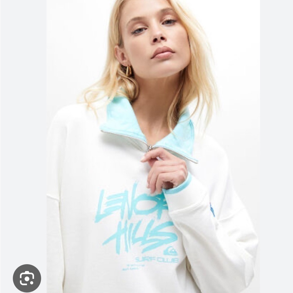 Quiksilver x Stranger Things Lenora Hills Half-Zip Sweatshirt - Picture 3 of 11